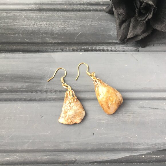 Natural Stone Earrings - Picture 2 of 9